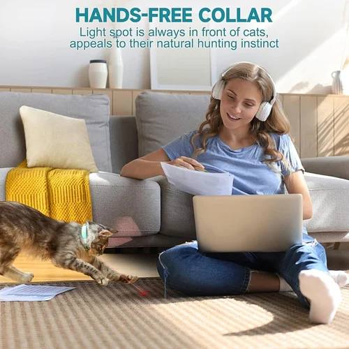 Rechargeable Interactive Cat Collar